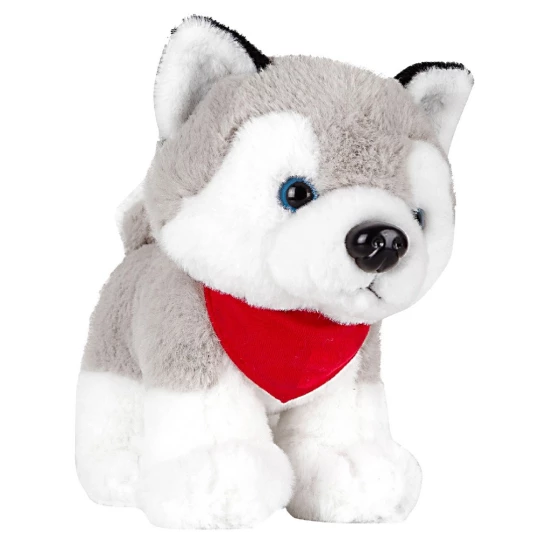 Hund Husky mit rotem Halstuch | Trooper (HE692-19)-1