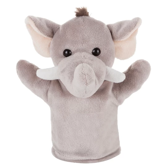 Plush elephant, hand puppet | Tank (HE696-19)-1