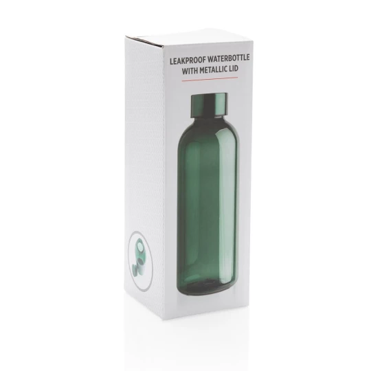 Leakproof water bottle with metallic lid (P433.447)-1