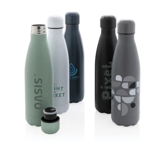 Solid colour vacuum stainless steel bottle (P436.463)-1