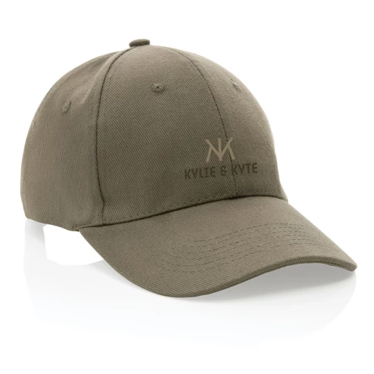 Impact 6 panel 280gr Recycled cotton cap with AWARE™ tracer (P453.307)-1