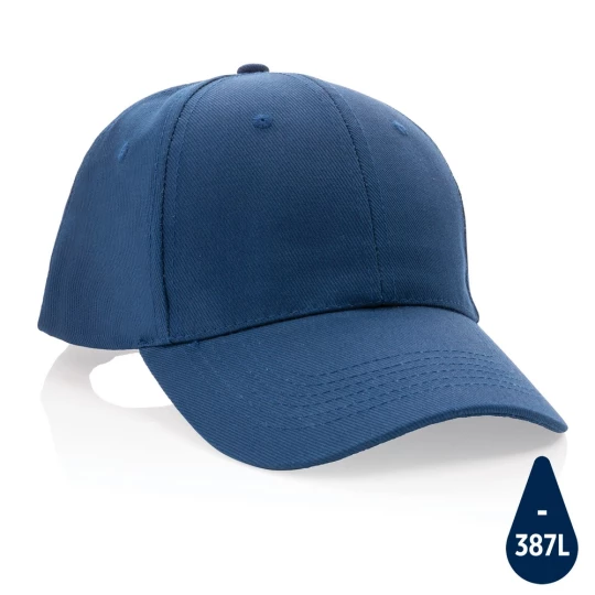 Impact 6 panel 280gr Recycled cotton cap with AWARE™ tracer (P453.309)-1