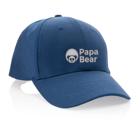 Impact 6 panel 280gr Recycled cotton cap with AWARE™ tracer (P453.309)-1