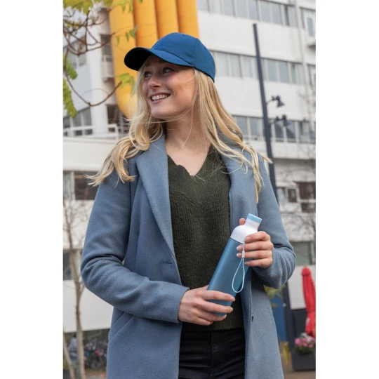 Impact 6 panel 280gr Recycled cotton cap with AWARE™ tracer (P453.309)-1