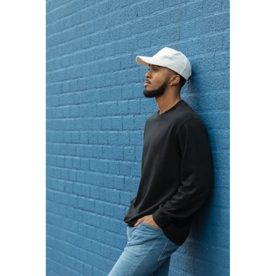 Impact 5panel 280gr Recycled cotton cap with AWARE™ tracer (P453.313)-1
