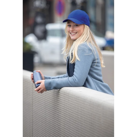 Impact 6 panel 190gr Recycled cotton cap with AWARE™ tracer (P453.325)-1
