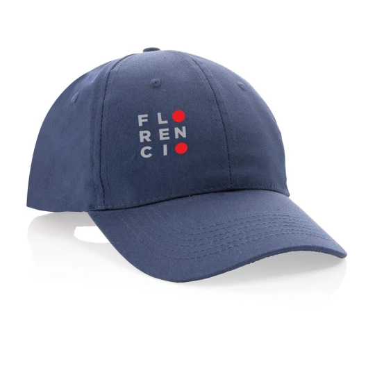 Impact 6 panel 190gr Recycled cotton cap with AWARE™ tracer (P453.329)-1