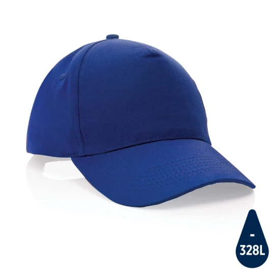 Impact 5 panel 190gr Recycled cotton cap with AWARE™ tracer (P453.335)-1