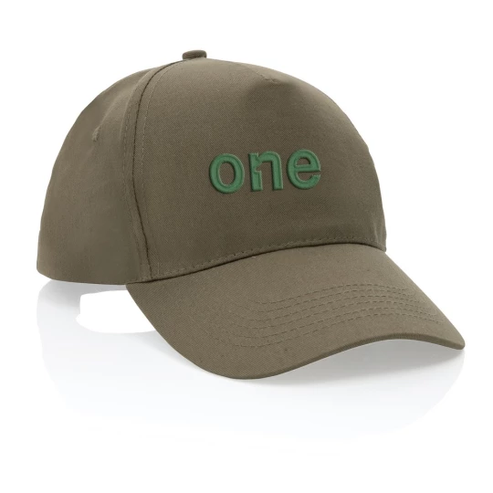 Impact 5 panel 190gr Recycled cotton cap with AWARE™ tracer (P453.337)-1