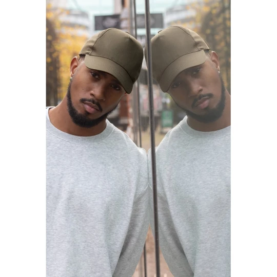 Impact 5 panel 190gr Recycled cotton cap with AWARE™ tracer (P453.337)-1