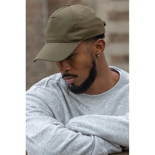 Impact 5 panel 190gr Recycled cotton cap with AWARE™ tracer (P453.337)-1