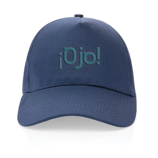 Impact 5 panel 190gr Recycled cotton cap with AWARE™ tracer (P453.339)-1