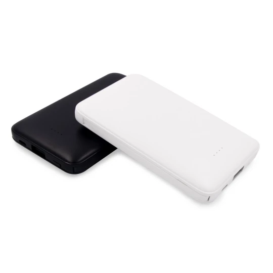 Power bank 5000 mAh ze zintegrowanymi kablami, adapter w komplecie | Presley (V0905-03)-1