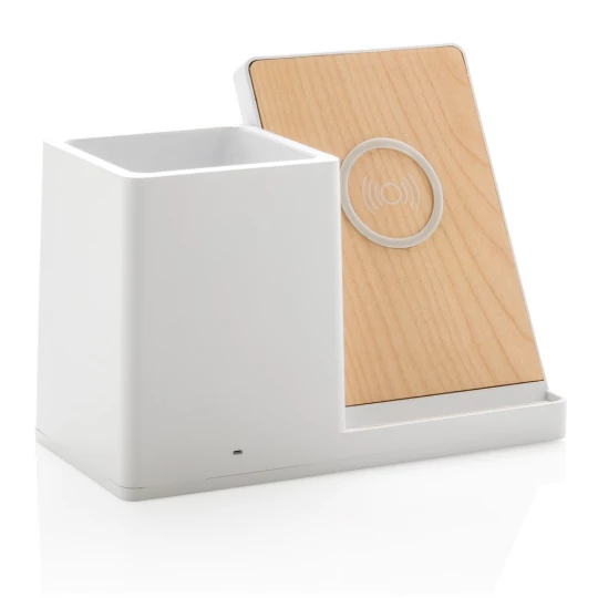 Ładowarka bezprzewodowa 10W, organizer na biurko Ontario (P308.403)-1