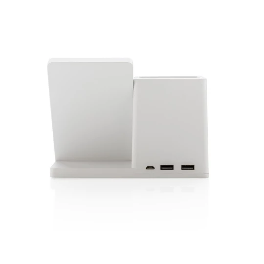 Ładowarka bezprzewodowa 10W, organizer na biurko Ontario (P308.403)-1