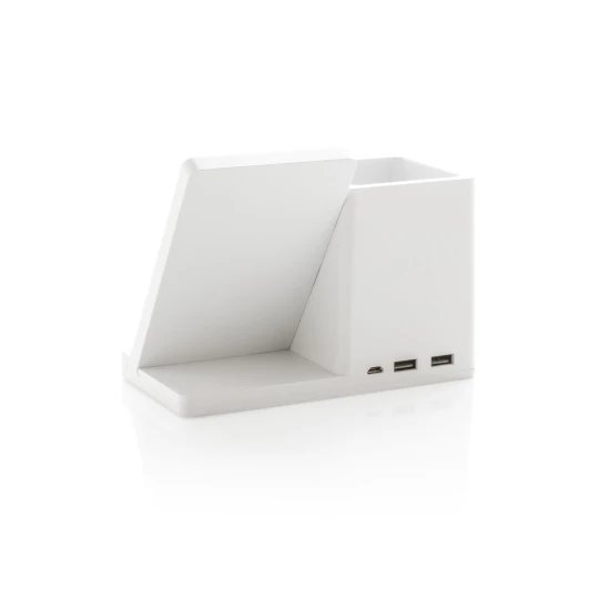 Ładowarka bezprzewodowa 10W, organizer na biurko Ontario (P308.403)-1