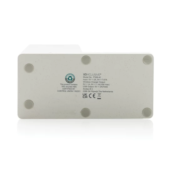Ładowarka bezprzewodowa 10W, organizer na biurko Ontario (P308.403)-1