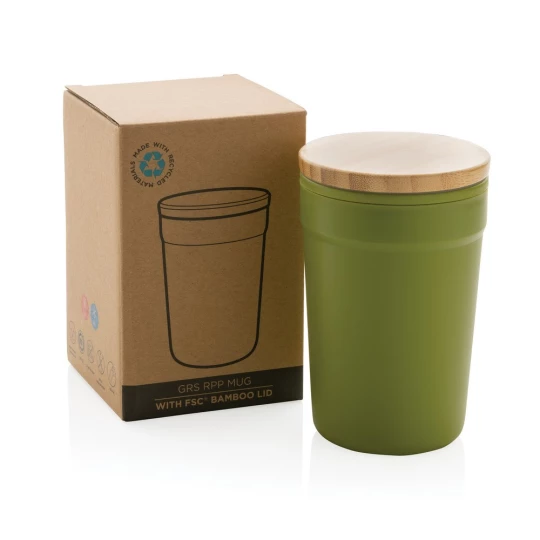 Kubek podróżny 300 ml z PP z recyklingu (P433.297)-1