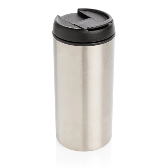 Kubek podróżny 330 ml Metro ze stali nierdzewnej z recyklingu (P435.042)-1