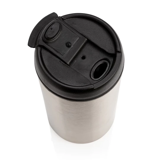 Kubek podróżny 330 ml Metro ze stali nierdzewnej z recyklingu (P435.042)-1
