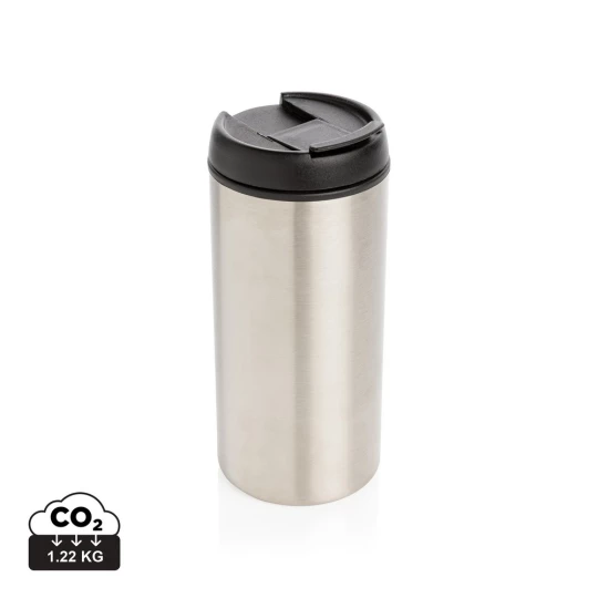 Kubek podróżny 330 ml Metro ze stali nierdzewnej z recyklingu (P435.042)-1