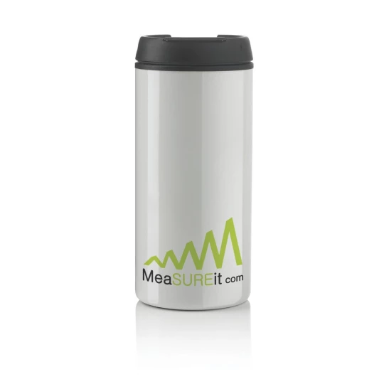 Kubek podróżny 330 ml Metro ze stali nierdzewnej z recyklingu (P435.043)-1