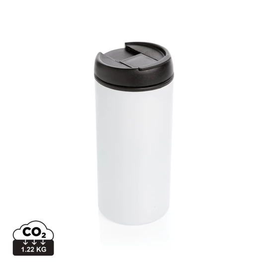 Kubek podróżny 330 ml Metro ze stali nierdzewnej z recyklingu (P435.043)-1