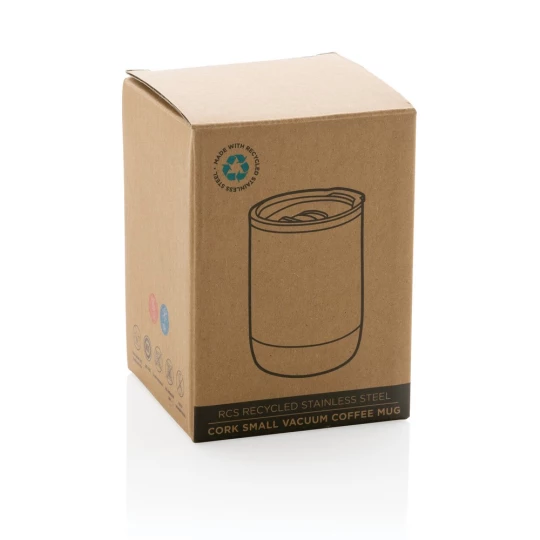 Kubek termiczny 180 ml, stal nierdzewna z recyklingu (P435.053)-1