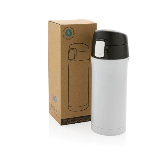 Kubek termiczny 300 ml, stal nierdzewna z recyklingu (P435.063)-1