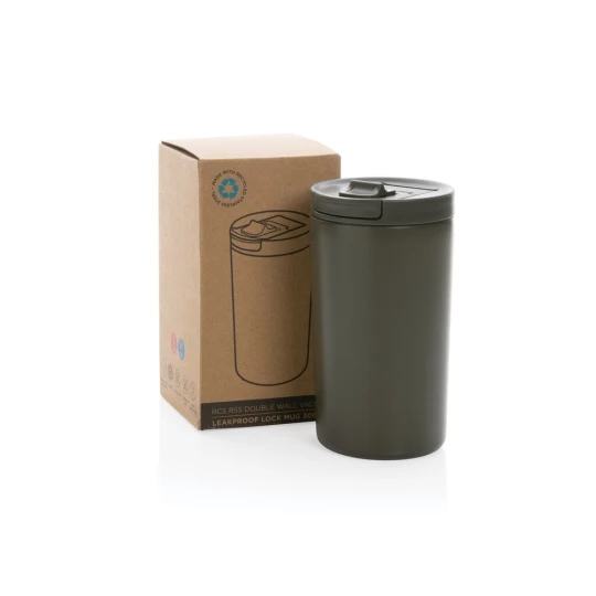 Kubek termiczny 300 ml, stal nierdzewna z recyklingu (P435.097)-1