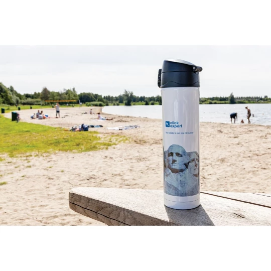 Kubek termiczny 450 ml, stal nierdzewna z recyklingu (P435.503)-1