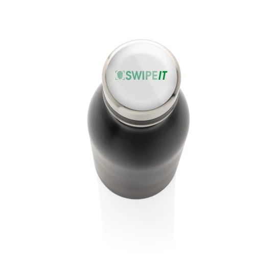 Butelka sportowa 500 ml ze stali nierdzewnej z recyklingu (P435.711)-1