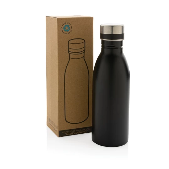 Butelka sportowa 500 ml ze stali nierdzewnej z recyklingu (P435.711)-1
