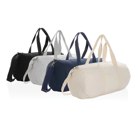 Torba sportowa, podróżna Impact AWARE™, bawełna z recyklingu (P707.191)-1