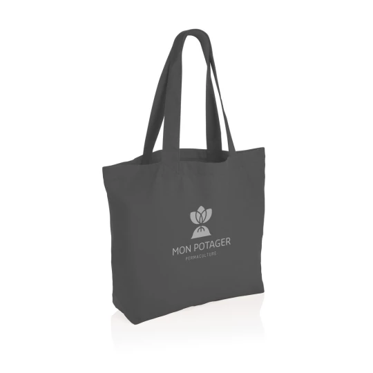 Impact Aware™ 240 gsm rcanvas shopper w/pocket undyed (P762.968)-1