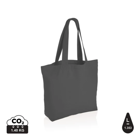 Impact Aware™ 240 gsm rcanvas shopper w/pocket undyed (P762.968)-1