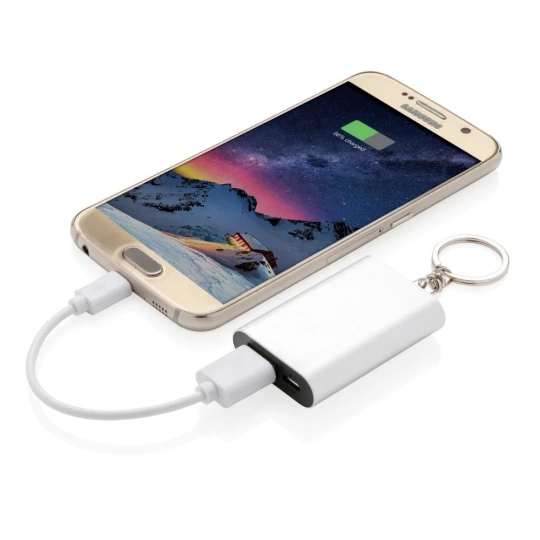 Power bank 1000 mAh, brelok do kluczy (P324.190)-1