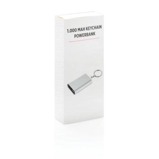 Power bank 1000 mAh, brelok do kluczy (P324.190)-1