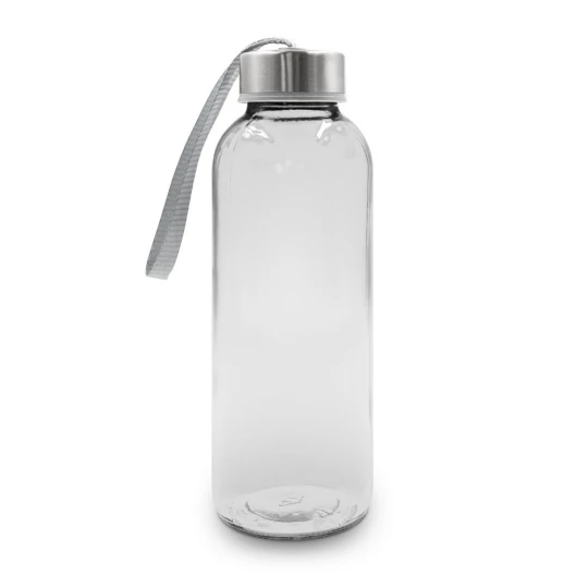 Glass bottle 420 ml with pouch | Bob (V0462-06)-1
