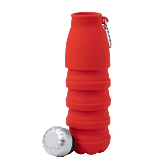 Składana butelka sportowa 550 ml z karabińczykiem (V1311-05)-1