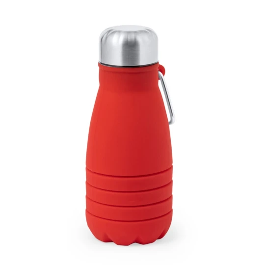 Składana butelka sportowa 550 ml z karabińczykiem (V1311-05)-1