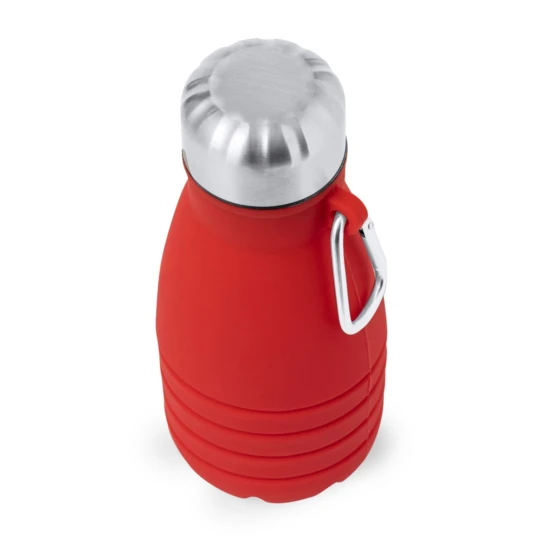 Składana butelka sportowa 550 ml z karabińczykiem (V1311-05)-1