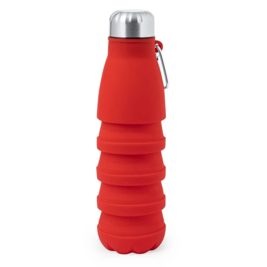 Składana butelka sportowa 550 ml z karabińczykiem (V1311-05)-1