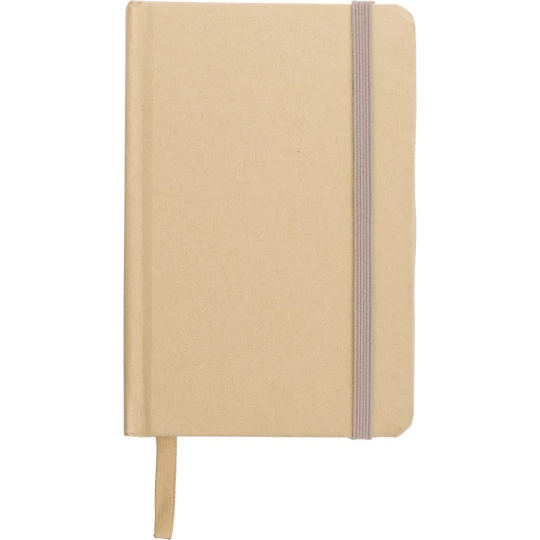Notatnik A6 z papieru kraftowego z recyklingu (V1164-20)-1