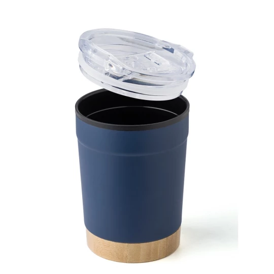 Thermo mug 300 ml with bamboo detail (V1179-04)-1