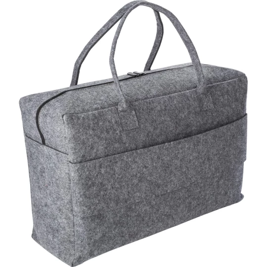 Torba sportowa, podróżna z filcu RPET (V1259-19)-1