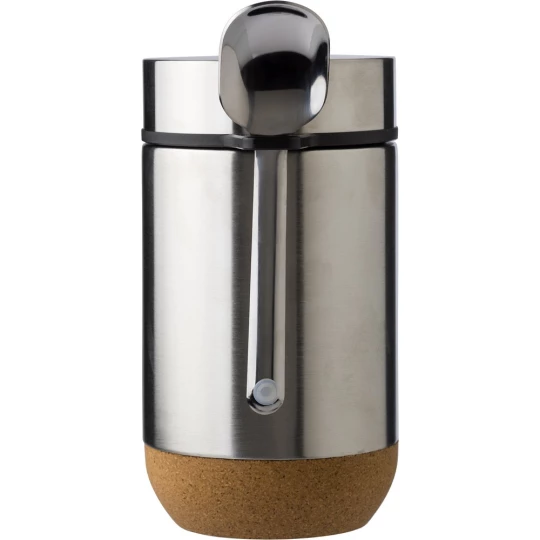 Thermo food container 400 ml, spoon (V1218-32)-1