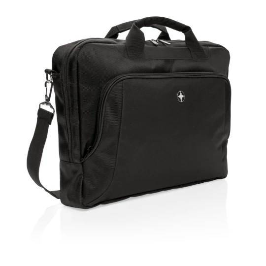 Swiss Peak deluxe 15” Laptop-Tasche, schwarz (P762.090)-1