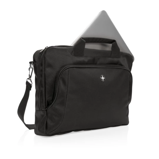 Swiss Peak deluxe 15” Laptop-Tasche, schwarz (P762.090)-1
