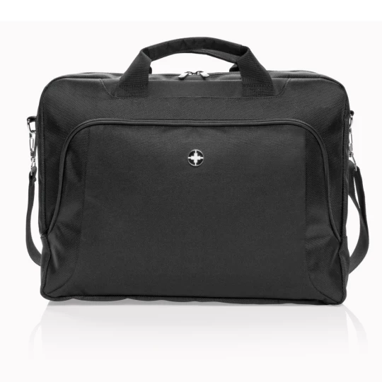 Swiss Peak deluxe 15” Laptop-Tasche, schwarz (P762.090)-1